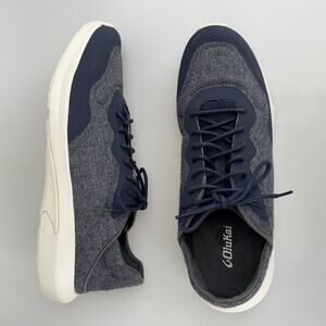 OluKai Koheo Hulu Sneaker Mens Size 13 10536-Dede Wool Trench Blue